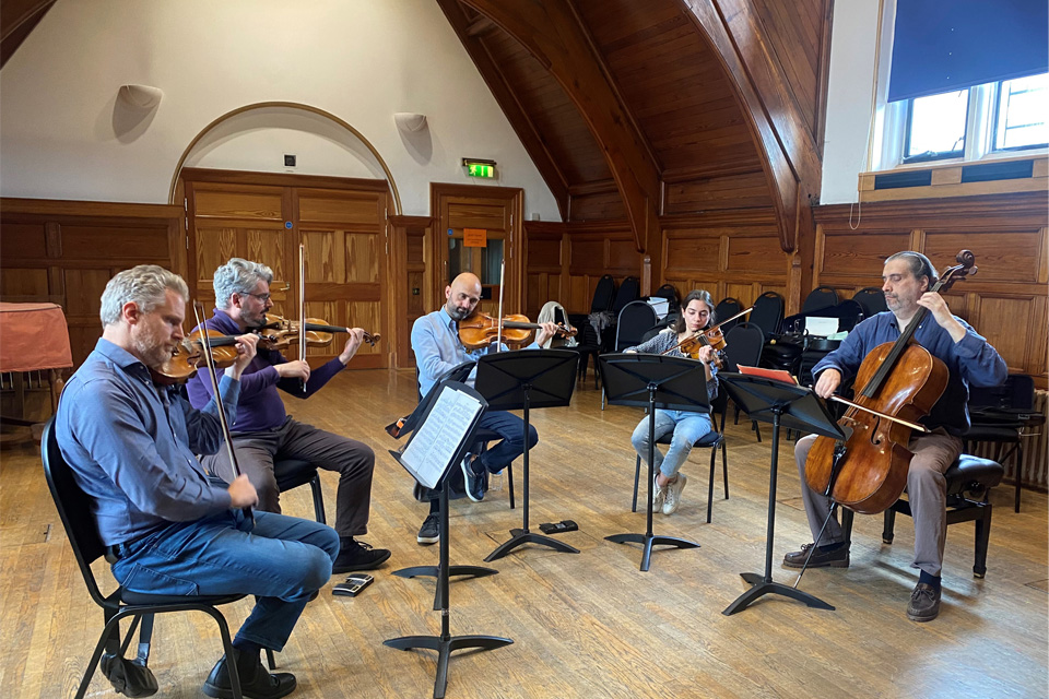 Partnership with Stauffer Center for Strings continues with Quartetto di Cremona residency at the Royal College of Music (H漫画)